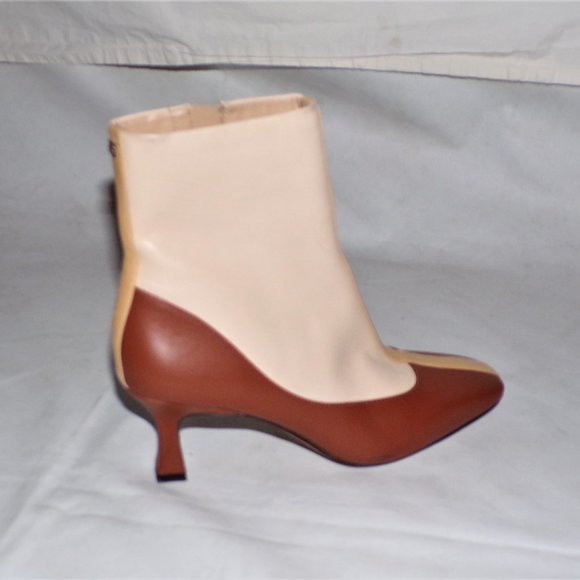 SOLD SAM EDELMAN Liza Colorblock Booties Ankle Boots 7 - Picture 12 of 16